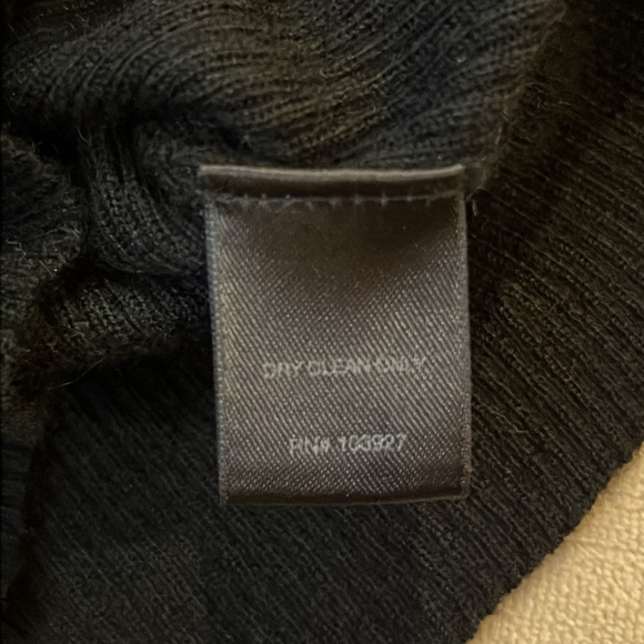 Marc Jacobs Black Cashmere Short Sleeve Crew Neck Ribbed Sweater Top Small XS - Picture 8 of 12